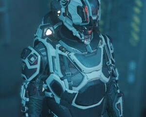 Defiance Charcoal Armor Set
