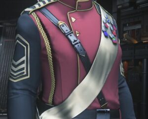Second Taverin War Red Dress Jacket