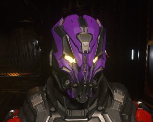 Morningstar Purple Helmet